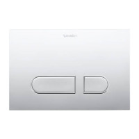 Клавиша смыва для унитаза Duravit DuraSystem A1 217х146 мм двойной смыв хром WD5001021000