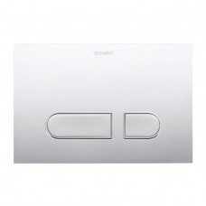Клавиша смыва для унитаза Duravit DuraSystem A1 217х146 мм двойной смыв хром WD5001021000