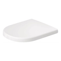 Сиденье для унитаза Duravit D-Code петли нержавеющая сталь с микролифтом 0028490021