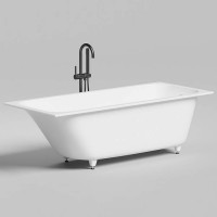 Ванна встраиваемая Salini Orlanda Kit 170х70х60 см S-Sense белый глянцевый 102111G