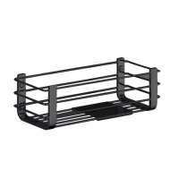 Полка для ванной Colombo Design Angolari 27x11 см черный матовый B9632.NM