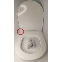 Сиденье с крышкой для унитаза Roca The Gap Round тонкое SoftClose 801D12007