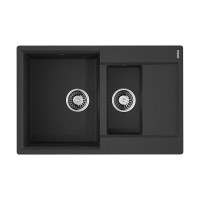 Кухонная мойка Omoikiri Daisen 78-2-BL Artgranit 78х51 см черный 4993334