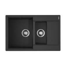Кухонная мойка Omoikiri Daisen 78-2-BL Artgranit 78х51 см черный 4993334