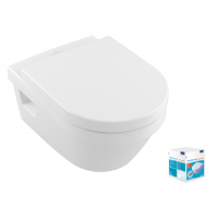 Унитаз подвесной Villeroy & Boch Architectura 370х530х330 мм альпийский белый 5684HR01