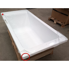 Ванна акриловая Roca Easy 1700х800х450 мм 250 л прямоугольная ZRU9307624