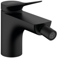 Смеситель для биде Hansgrohe Vivenis однорычажный со сливным гарнитуром матовый черный 75200670