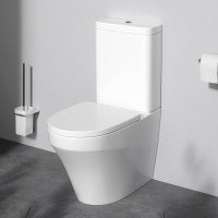 Унитаз-компакт напольный AM.PM Inspire V2.0 без сиденья C508607WH