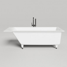Ванна встраиваемая Salini Cascata 170х75х60 см S-Stone белый матовый с ножками 23101H/104123M Ванна встраиваемая Salini Cascata 170х75х60 см S-Stone белый матовый с ножками 23101H/104123M