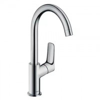 Смеситель для раковины hansgrohe Logis 210 однорычажный поворотный излив без сливного гарнитура хром 71131000