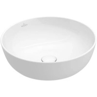Раковина накладная Villeroy & Boch Artis 43х43 см TitanCeram альпийский белый 41794301