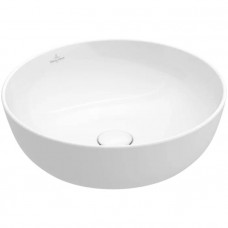 Раковина накладная Villeroy & Boch Artis 43х43 см TitanCeram альпийский белый 41794301