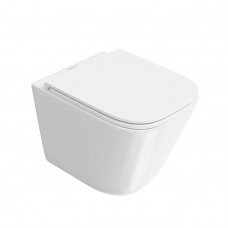 Унитаз подвесной Kerama Marazzi Cubo 34х48 см смыв торнадо с сиденьем CU.T.wc.02