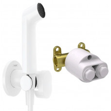 Готовый комплект гигиенического душа Hansgrohe Vernis Blend белый матовый 29232700/29235180 Готовый комплект гигиенического душа Hansgrohe Vernis Blend белый матовый 29232700/29235180