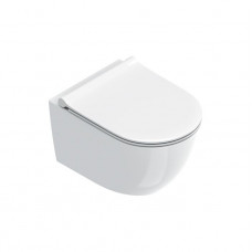 Унитаз подвесной Catalano Sfera 50x35 см безободковый Tornado Cataglaze+ белый глянцевый 0511700001/9056160000
