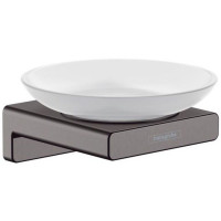 Мыльница Hansgrohe AddStoris шлифованный черный хром 41746340