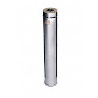 Труба сэндвич Ferrum 1.0 м 150/250 мм AISI 430 0.8 мм/нерж f4036