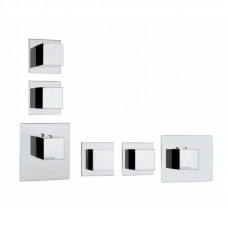 Смеситель термостатический для душа встраиваемый Bossini Cube хром Z032203.030_УЦ