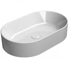 Раковина накладная GSI KUBE X 945811 600х370 мм белый глянцевый 945811 Раковина накладная GSI KUBE X 945811 600х370 мм белый глянцевый 945811