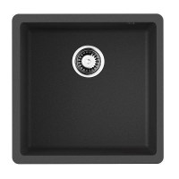 Кухонная мойка Omoikiri Bosen 44-U-BL Tetogranit 44x44 см черный 4993595