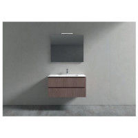 Тумба подвесная для раковины BMT Galaxy 700х500х486 мм 2 ящика Nespola/Metallic Titanium 937 106 HEF 01 294