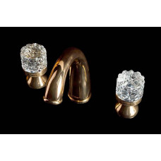 Смеситель для раковины Boheme Crystal на 3 отверстия золото 297-CRST Смеситель для раковины Boheme Crystal на 3 отверстия золото 297-CRST