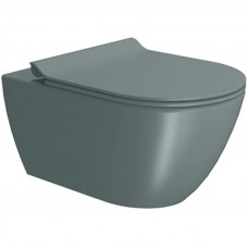Унитаз подвесной безободковый GSI Pura Swirlflush 2.0 550x360 мм Agave Matte 8815FR504 Унитаз подвесной безободковый GSI Pura Swirlflush 2.0 550x360 мм Agave Matte 8815FR504