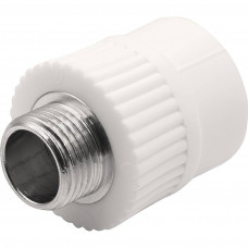 Муфта комбинированная Thermolight PP-R 25x1/2 НР белая 1620508 Муфта комбинированная Thermolight PP-R 25x1/2 НР белая 1620508