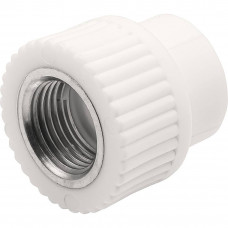 Муфта комбинированная Thermolight PP-R 20x1/2 ВР белая 1620496 Муфта комбинированная Thermolight PP-R 20x1/2 ВР белая 1620496