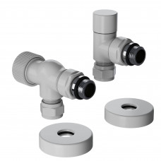 Набор термостатический осевой Royal Thermo Design Pro 15 мм M30x1,5 Белый НС-1646642