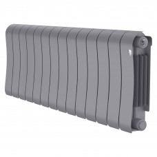 Радиатор биметаллический Royal Thermo Infinity 300 Silver Satin 14 секций боковое подключение НС-1683526 Радиатор биметаллический Royal Thermo Infinity 300 Silver Satin 14 секций боковое подключение НС-1683526