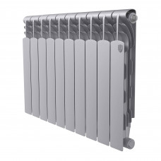 Радиатор биметаллический Royal Thermo Revolution B 500 10 секций боковое подключение Silver Satin 1682422 Радиатор биметаллический Royal Thermo Revolution B 500 10 секций боковое подключение Silver Satin 1682422