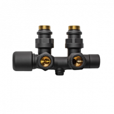 Узел нижнего подключения угловой FAR M24x19 - 1/2 HP черный матовый FL 0264 C12NO