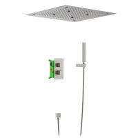 Душевая система встроенная с термостатом Timo Petruma SX-5029/13SM никель SX-5029/13SM
