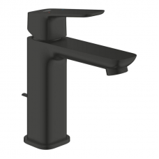 Смеситель для раковины GROHE Cubeo однорычажный размер M с донным клапаном матовый черный 1017492430 Смеситель для раковины GROHE Cubeo однорычажный размер M с донным клапаном матовый черный 1017492430