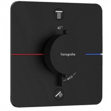 Смеситель для душа Hansgrohe ShowerSelect Comfort Q термостат на 2 потребителя черный матовый 15583670