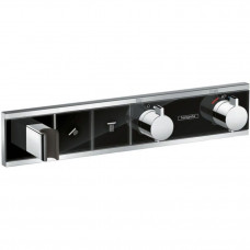 Термостат hansgrohe RainSelect скрытого монтажа для 2 потребителей черный/хром 15355600