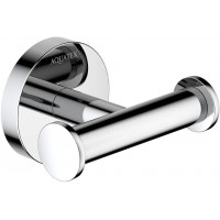 Крючок двойной Aquanet Оберон хром AQ4202CR