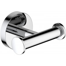 Крючок двойной Aquanet Оберон хром AQ4202CR