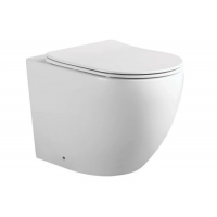 Унитаз приставной безободковый Splendy Light Tornado 36x56x41 см белый SLT003