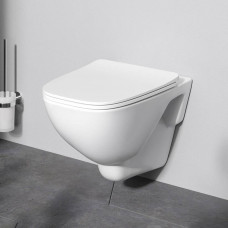Унитаз подвесной AM.PM X-Joy FlashClean с сиденьем микролифт C851701SC
