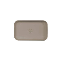 Раковина накладная Kerasan Tribeca 70х43 см без отверстия Nocciola 460281