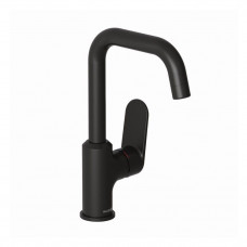 Смеситель для раковины Kludi X1 85 с донным клапаном Push-Open черный матовый 320283975