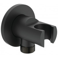 Держатель с подключением душевой лейки Ideal Standard Idealrain 1/2 матовый черный BC807XG
