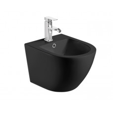 Биде подвесное Aquame AQM2102MB черный матовый 495x370 мм AQM2102MB