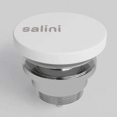 Донный клапан для раковины Salini D604 фиксированный S-Stone белый матовый 166302M