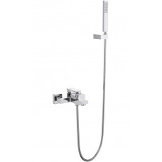 Смеситель для ванны Aquanet Libra с душевым набором 1jet AQ1649CR