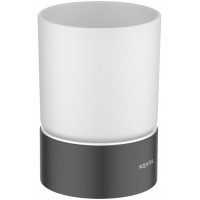 Стакан настольный Aquatek Лира матовый черный AQ4428MB
