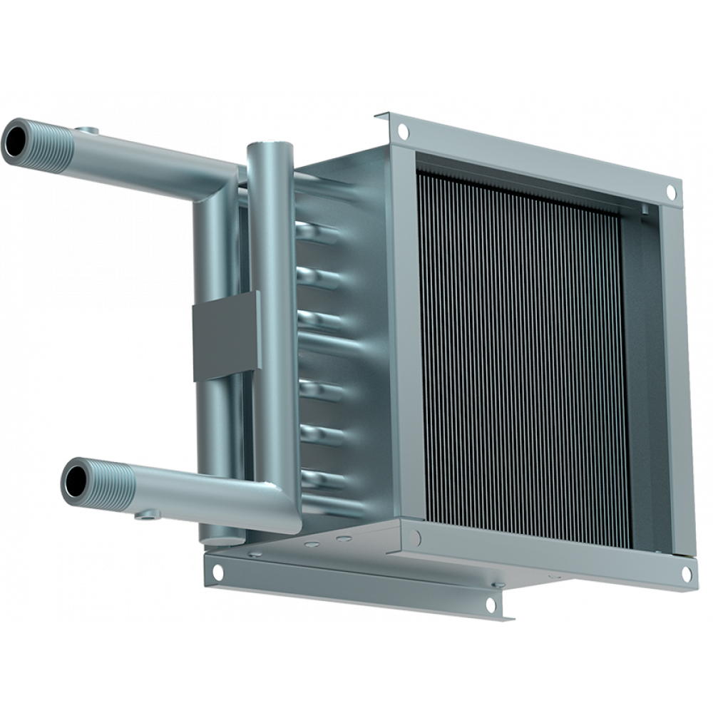 Нагреватель водяной двухрядный канальный SHUFT WHC 400x400-2
