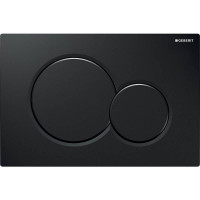 Смывная клавиша Geberit Sigma01 для двойного смыва черный глянцевый 115.770.DW.5